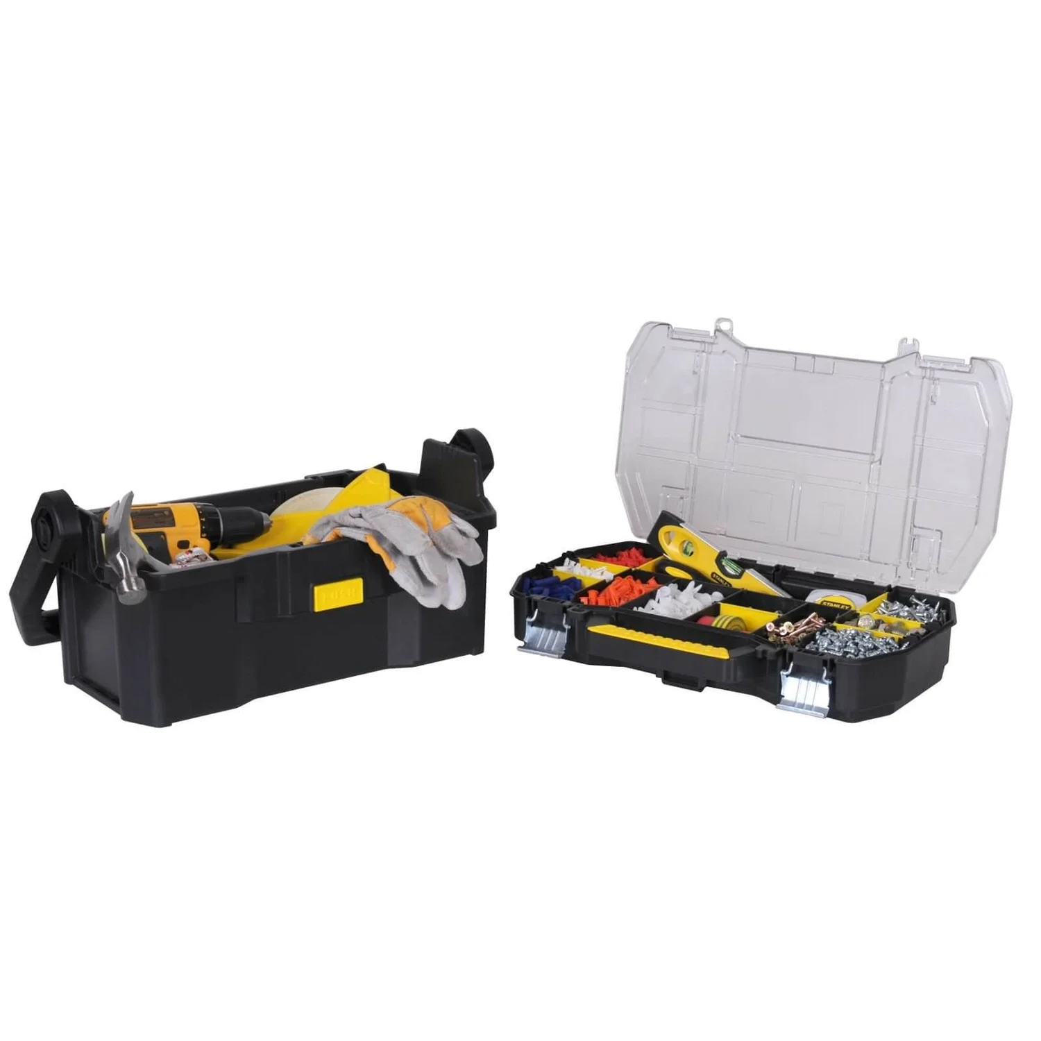 Stanley Tool Tote And Organiser Toolbox - 19 Inch 4 Stanley Tool Tote And Organiser Toolbox - 19 Inch - Image 2