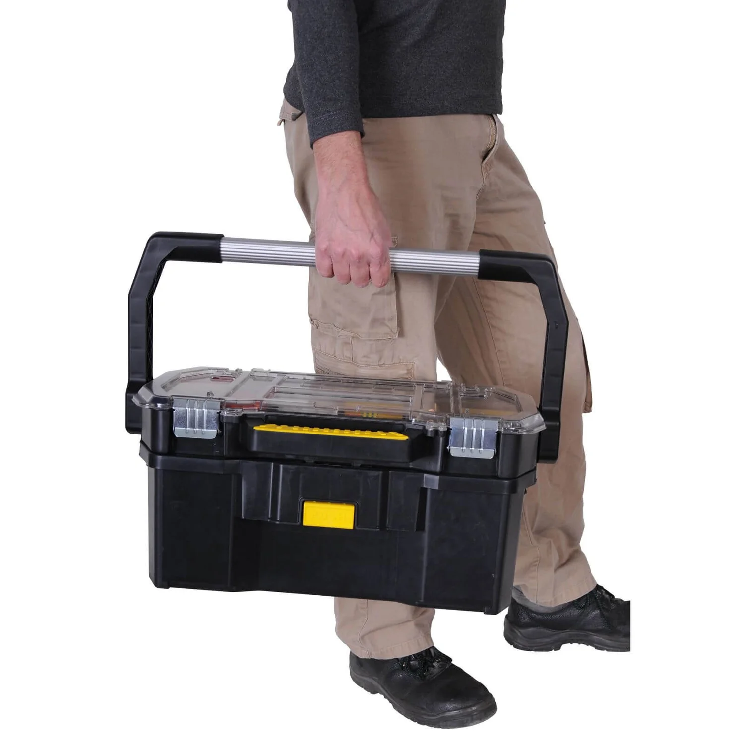 Stanley Tool Tote And Organiser Toolbox - 19 Inch 5 Stanley Tool Tote And Organiser Toolbox - 19 Inch - Image 3
