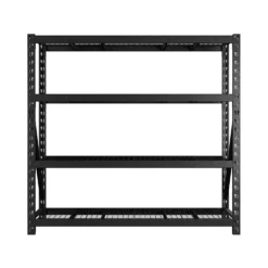 Rack 1000 4 Wire Shelf Storage Unit 1000kg - 1830 X 1930 X 640mm -Silverlife Store 12808707 1654909406158125