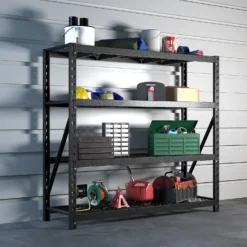 Rack 1000 4 Wire Shelf Storage Unit 1000kg - 1830 X 1930 X 640mm -Silverlife Store 12808707 2374909406187801
