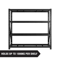 Rack 1000 4 Wire Shelf Storage Unit 1000kg - 1830 X 1930 X 640mm -Silverlife Store 12808707 4644953391734846