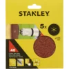 Stanley 125mm Drill Sanding Discs 40G - STA32640-XJ -Silverlife Store 12809740 7274831898681382