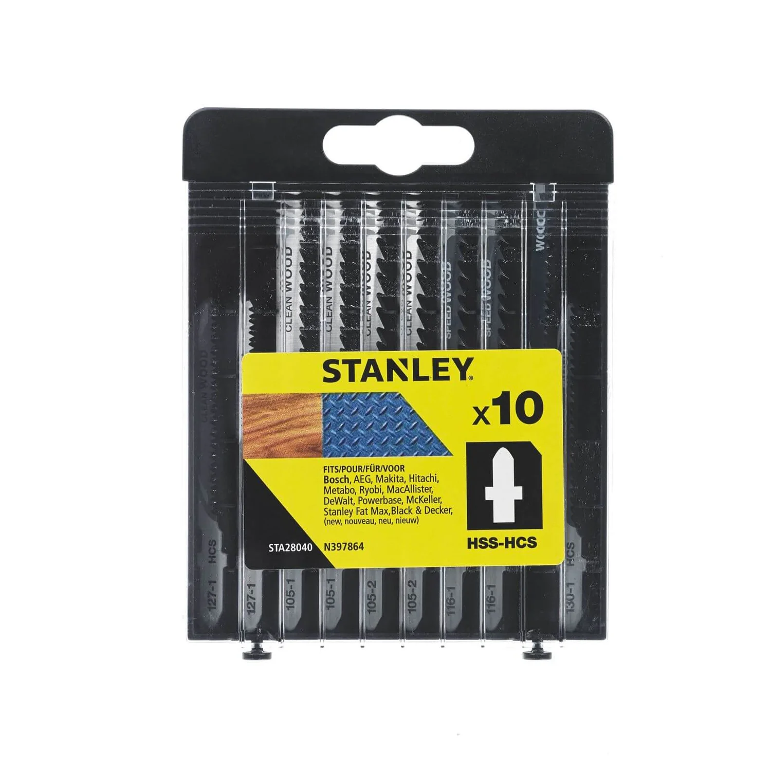 Stanley 10Pc Wood Jigsaw Blades T - STA28040-XJ 3 Stanley 10Pc Wood Jigsaw Blades T - STA28040-XJ