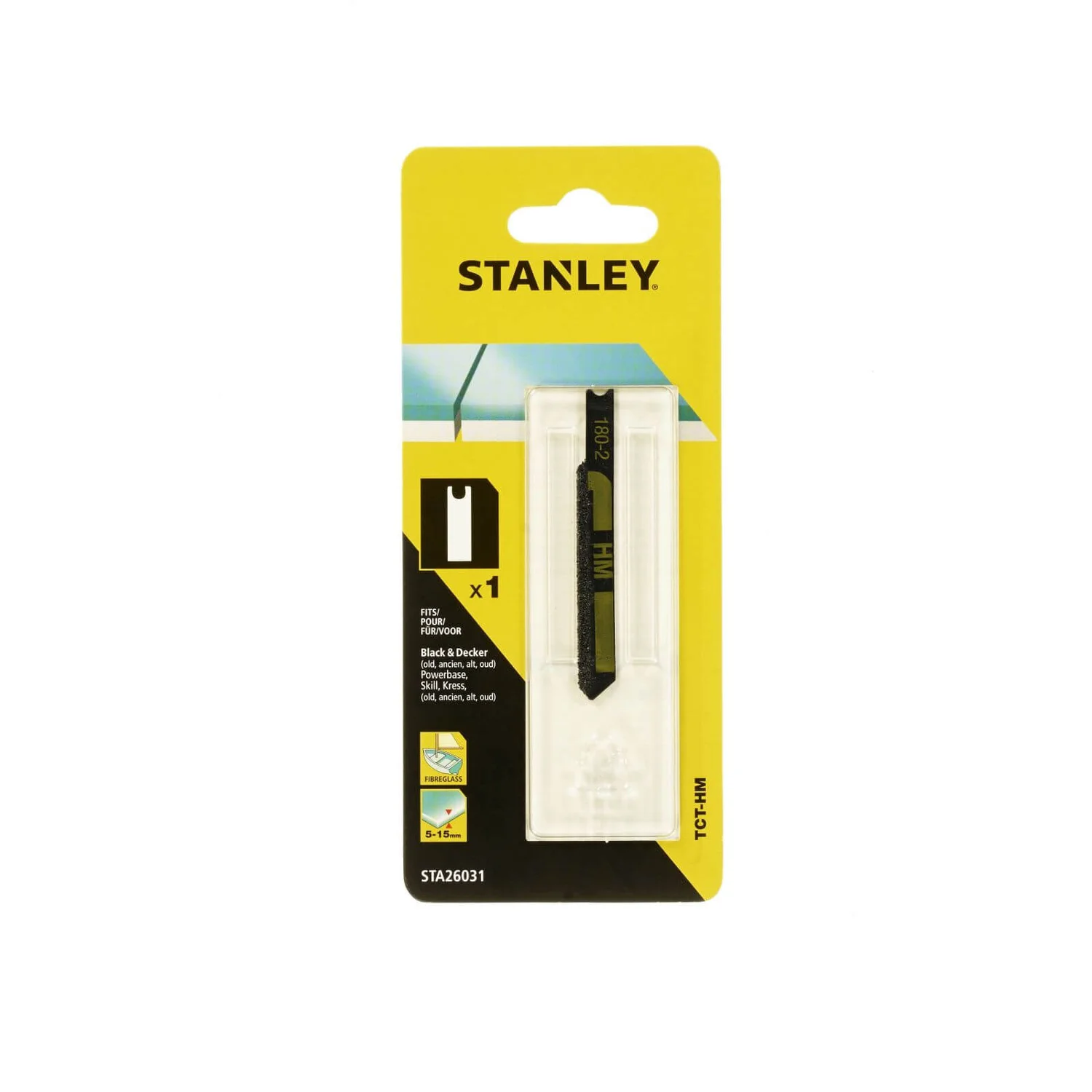 Stanley Jigsaw Blade Ceramic U-Shank - STA26031-XJ 3 Stanley Jigsaw Blade Ceramic U-Shank - STA26031-XJ