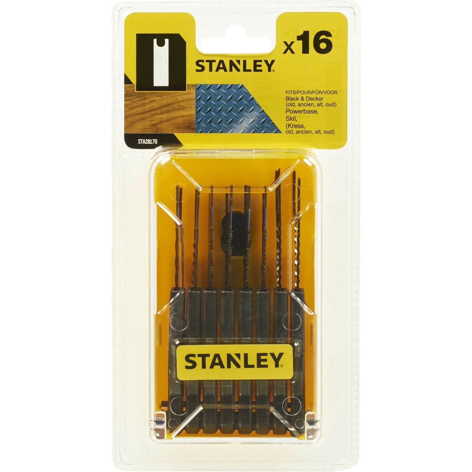 Stanley 16 Pc Jigsaw Blade Set - STA28170-XJ 3 Stanley 16 Pc Jigsaw Blade Set - STA28170-XJ