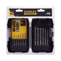 STANLEY FATMAX 13 Piece Metal Drill Bit Set (STA88100-QZ) -Silverlife Store 12810241 2234880313161130