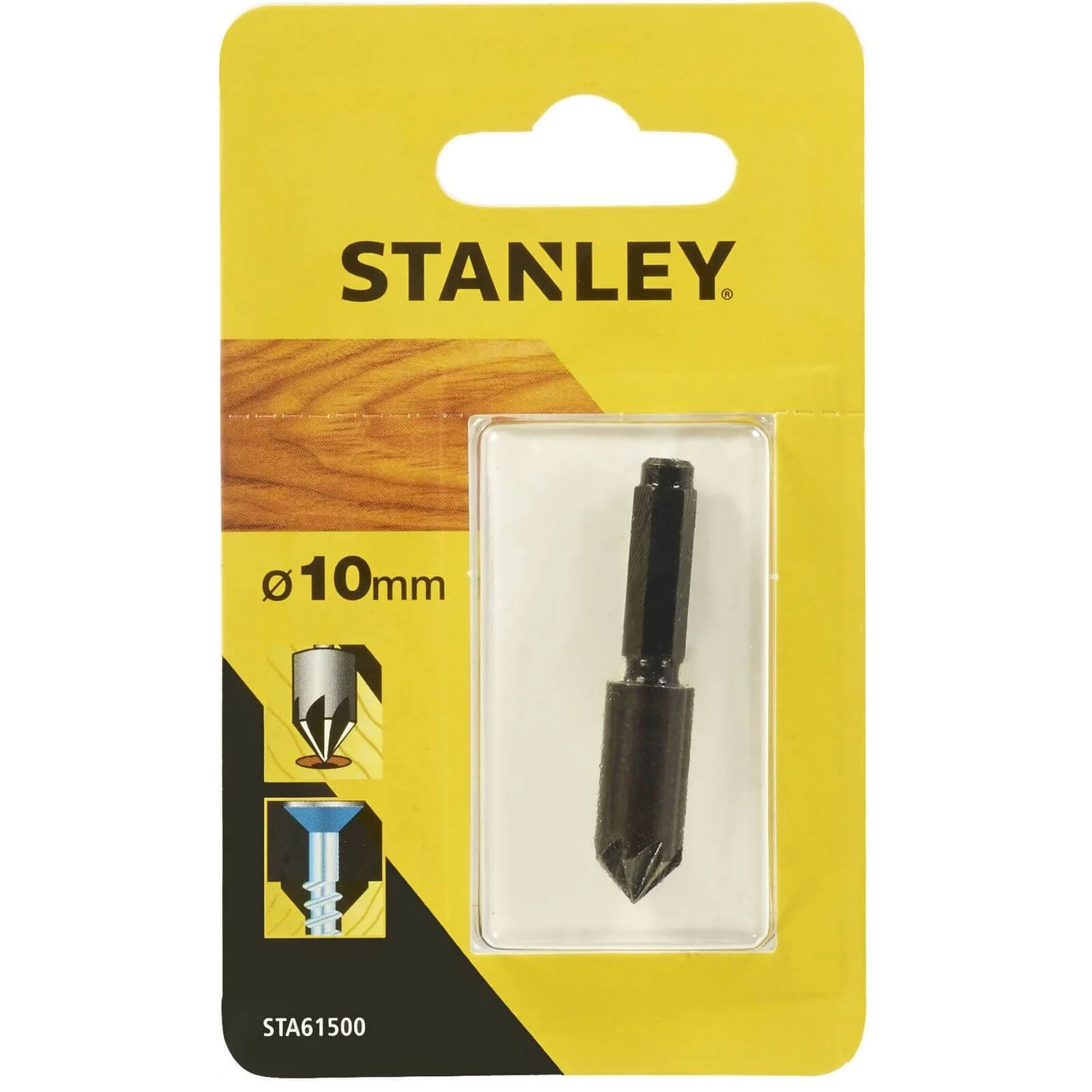 Stanley Hex Drive Countersink 10mm - STA61500-XJ 3 Stanley Hex Drive Countersink 10mm - STA61500-XJ