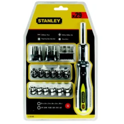 Stanley Multibit Ratchet Screwdriver - 29 Piece -Silverlife Store 12811447 1014833167319924