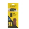 Stanley 1/3 Sheet Sander Punched Wire Clip 240G Sanding Sheets -Silverlife Store 12811670 7804831946836560