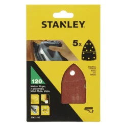 Stanley Detail Sander Sheets 120G - STA31720-XJ