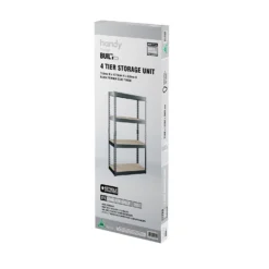 Handy 4 MDF Shelf Storage Unit 50kg - 710 X 1370 X 300mm -Silverlife Store 12813299 1224946440517115