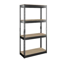 Handy 4 MDF Shelf Storage Unit 50kg - 710 X 1370 X 300mm