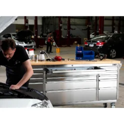 Ultimate Storage 72 Inch Tool Storage Trolley 15 Drawers -Silverlife Store 12816332 2144853915804856