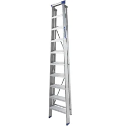 Werner MasterTrade Step Ladder - 10 Tread -Silverlife Store 12824143 8924833201019998