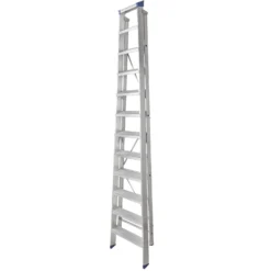 Werner MasterTrade Step Ladder - 12 Tread -Silverlife Store 12824144 9034833200712969