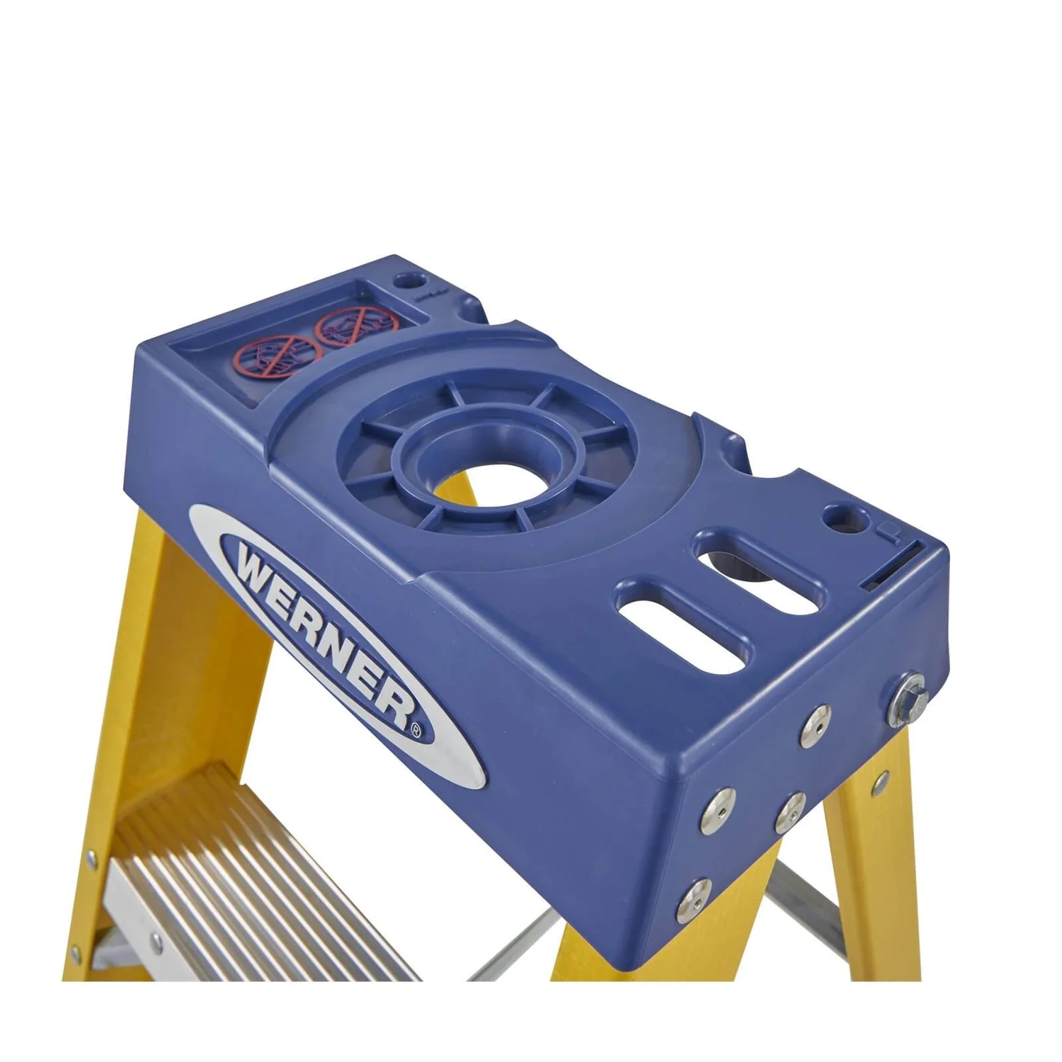 Werner Fibreglass Step Ladder - 8 Tread 4 Werner Fibreglass Step Ladder - 8 Tread - Image 2