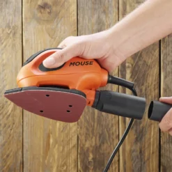 Black & Decker BLACK+DECKER 55W Corded Detail Mouse Sander With 6x Sanding Sheets (BEW230-GB) -Silverlife Store 12829352 1994832958829971