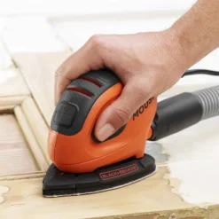 Black & Decker BLACK+DECKER 55W Corded Detail Mouse Sander With 6x Sanding Sheets (BEW230-GB) -Silverlife Store 12829352 2134832958650880