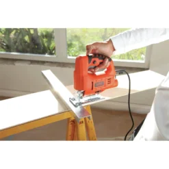 Black & Decker BLACK+DECKER Heavy Duty 400W Corded Jigsaw With Blade (KS501-GB) 14 Black & Decker BLACK+DECKER Heavy Duty 400W Corded Jigsaw With Blade (KS501-GB) -Silverlife Store 12829353 1104832959638573