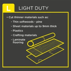 Black & Decker BLACK+DECKER Heavy Duty 400W Corded Jigsaw With Blade (KS501-GB) 15 Black & Decker BLACK+DECKER Heavy Duty 400W Corded Jigsaw With Blade (KS501-GB) -Silverlife Store 12829353 7694832959617420