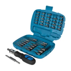 Silverline 45 Piece Ratchet Screwdriver Bit & Socket Set -Silverlife Store 12830623 2364832982008436