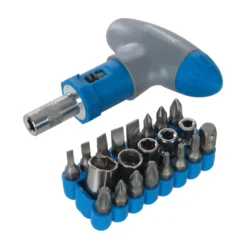 Silverline 22 Piece T-Handle Ratchet Screwdriver -Silverlife Store 12830631 2874832983049169