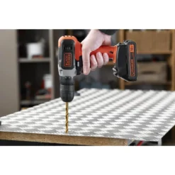 Black & Decker BLACK+DECKER 18V Cordless Drill Driver With Battery And Charger (BCD001C1-GB) -Silverlife Store 12838402 1294832978989164