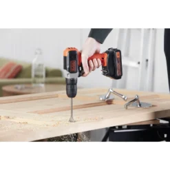 Black & Decker BLACK+DECKER 18V Cordless Drill Driver With Battery And Charger (BCD001C1-GB) -Silverlife Store 12838402 7624832978717601