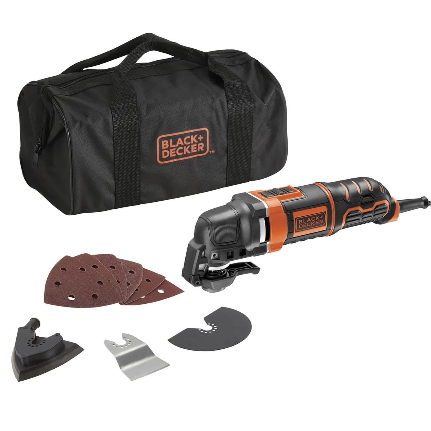 Black & Decker BLACK+DECKER 280W Corded Multi-Purpose Tool With 10 Accessories And Storage Bag (MT280BA-GB) 3 Black & Decker BLACK+DECKER 280W Corded Multi-Purpose Tool With 10 Accessories And Storage Bag (MT280BA-GB)