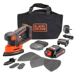 Black & Decker BLACK+DECKER 18V Cordless Detail Mouse Sander (BDCDS18-GB) -Silverlife Store 12838410 7474832986945011