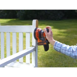 Black & Decker BLACK+DECKER 18V Cordless Random Orbital Sander With Sanding Sheet (BDCROS18-GB) -Silverlife Store 12838417 1874832984699199