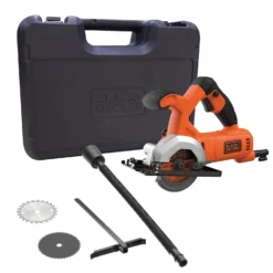 Black & Decker BLACK+DECKER Mini 400W Corded Circular Saw With Blades And Kit Box (BES510K-GB) 12 Black & Decker BLACK+DECKER Mini 400W Corded Circular Saw With Blades And Kit Box (BES510K-GB) -Silverlife Store 12838556 1194832963239314