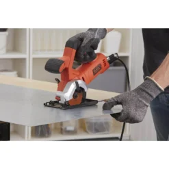Black & Decker BLACK+DECKER Mini 400W Corded Circular Saw With Blades And Kit Box (BES510K-GB) 13 Black & Decker BLACK+DECKER Mini 400W Corded Circular Saw With Blades And Kit Box (BES510K-GB) -Silverlife Store 12838556 6424832963326644