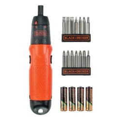Black & Decker BLACK+DECKER Electric Screwdriver With 19 Accessories (A7073-XJ) -Silverlife Store 12838561 1974832962431708