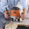 Black & Decker BLACK+DECKER 6.35mm 1200W Corded Plunge Router With Accessories (KW1200EKA-GB) 1 Black & Decker BLACK+DECKER 6.35mm 1200W Corded Plunge Router With Accessories (KW1200EKA-GB) -Silverlife Store 12838565 8134831910141988