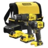 STANLEY FATMAX V20 18V Cordless Combi Drill And Impact Driver Kit With Soft Bag (SFMCK465D2S-GB) -Silverlife Store 12838767 1454831603998024