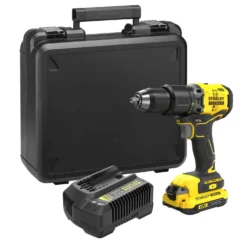 STANLEY FATMAX V20 18V Cordless Brushless Combi Drill With Kit Box (SFMCD715D1K-GB)