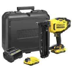STANLEY FATMAX V20 18V Cordless Nail Gun With 2 Batteries And Kit Box (SFMCN616D2K-GB) -Silverlife Store 12838899 7044832953564242
