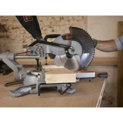 Silverlife Store 27 Black & Decker BLACK+DECKER 254MM 2100W Corded Sliding Compound Mitre Saw (BES710-GB)