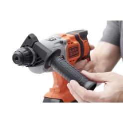 Black & Decker BLACK+DECKER 18V Cordless SDS Plus Hammer Drill With Kit Box (BCD900D1K-GB) -Silverlife Store 12839061 1064866673910643