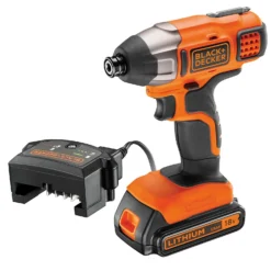 Black & Decker BLACK+DECKER 18V Cordless Impact Driver With Battery And Charger (BDCIM18C1-GB) 9 Black & Decker BLACK+DECKER 18V Cordless Impact Driver With Battery And Charger (BDCIM18C1-GB) -Silverlife Store 12839062 1504866673800504