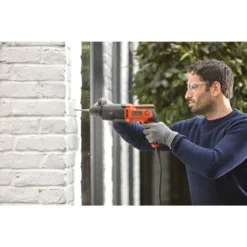 Black & Decker BLACK+DECKER 650W Corded SDS Plus Hammer Drill (BEHS01-GB) -Silverlife Store 12839066 1974832953482354