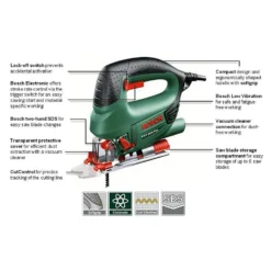 Bosch PST 800 PEL Electric 530W Compact Jigsaw 17 Bosch PST 800 PEL Electric 530W Compact Jigsaw -Silverlife Store 12841586 1254832975696088