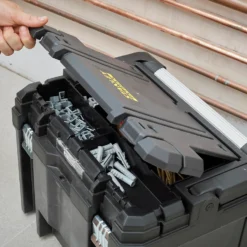 Stanley Fatmax Pro-Stack Deep Box Tool Storage Organiser Top -Silverlife Store 12888184 3904851312398016