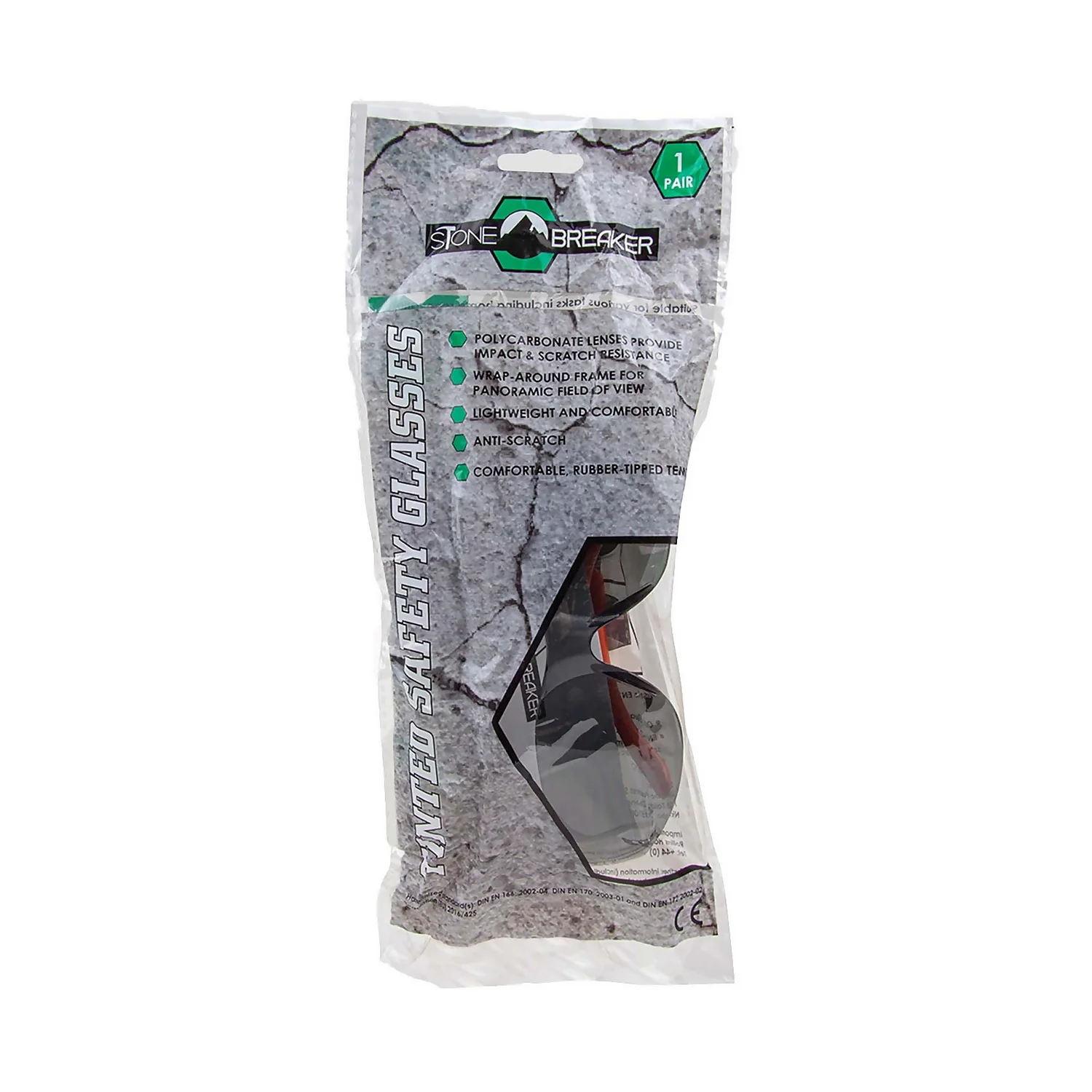 StoneBreaker Safety Glasses Grey Lens 6 StoneBreaker Safety Glasses Grey Lens - Image 4