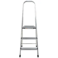 Rhino Lightweight Aluminium Step Ladder - 3 Tread 10 Rhino Lightweight Aluminium Step Ladder - 3 Tread -Silverlife Store 12889756 2134860593160009