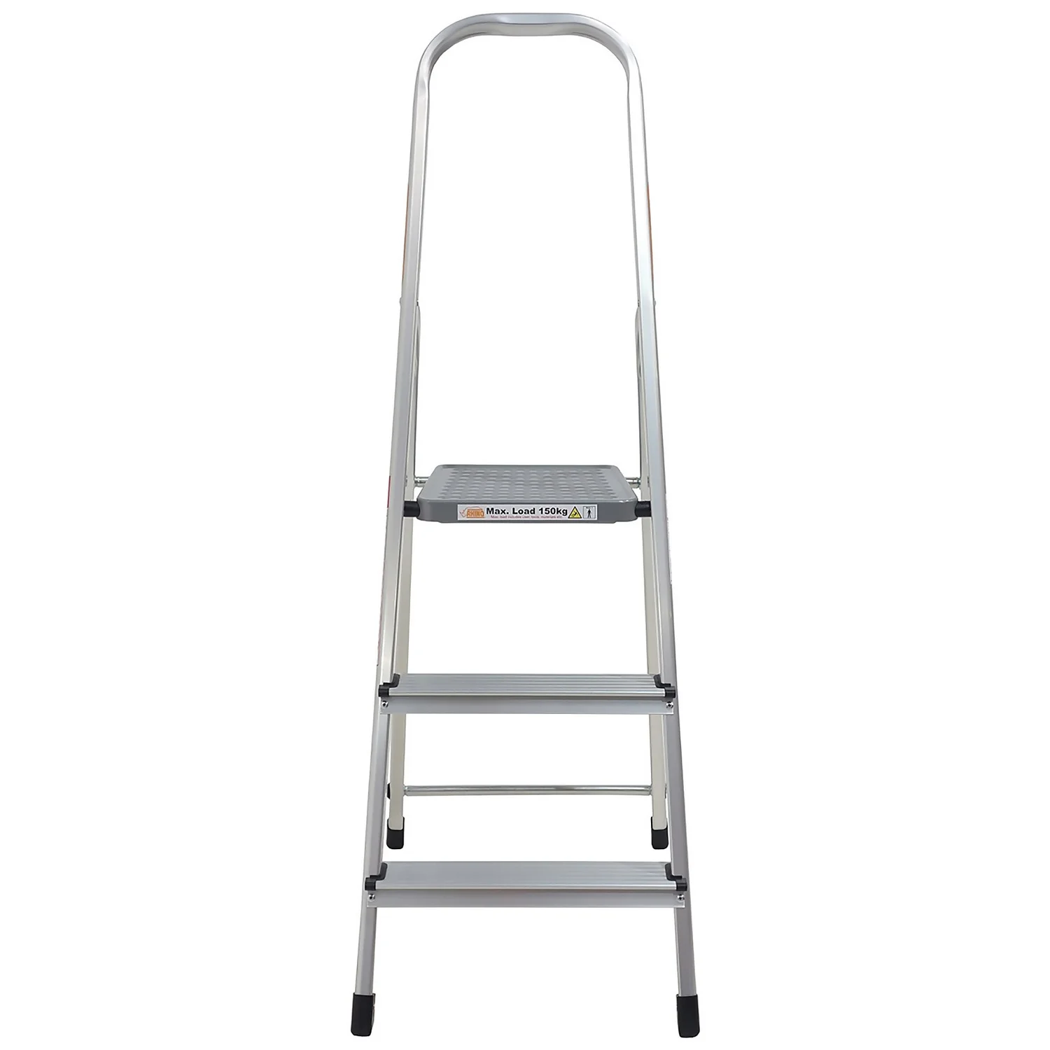 Rhino Lightweight Aluminium Step Ladder - 3 Tread 5 Rhino Lightweight Aluminium Step Ladder - 3 Tread - Image 3
