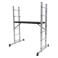 Rhino 5 In 1 Aluminium Combination Ladder With Platform
