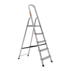 Rhino Lightweight Aluminium Step Ladder - 5 Tread