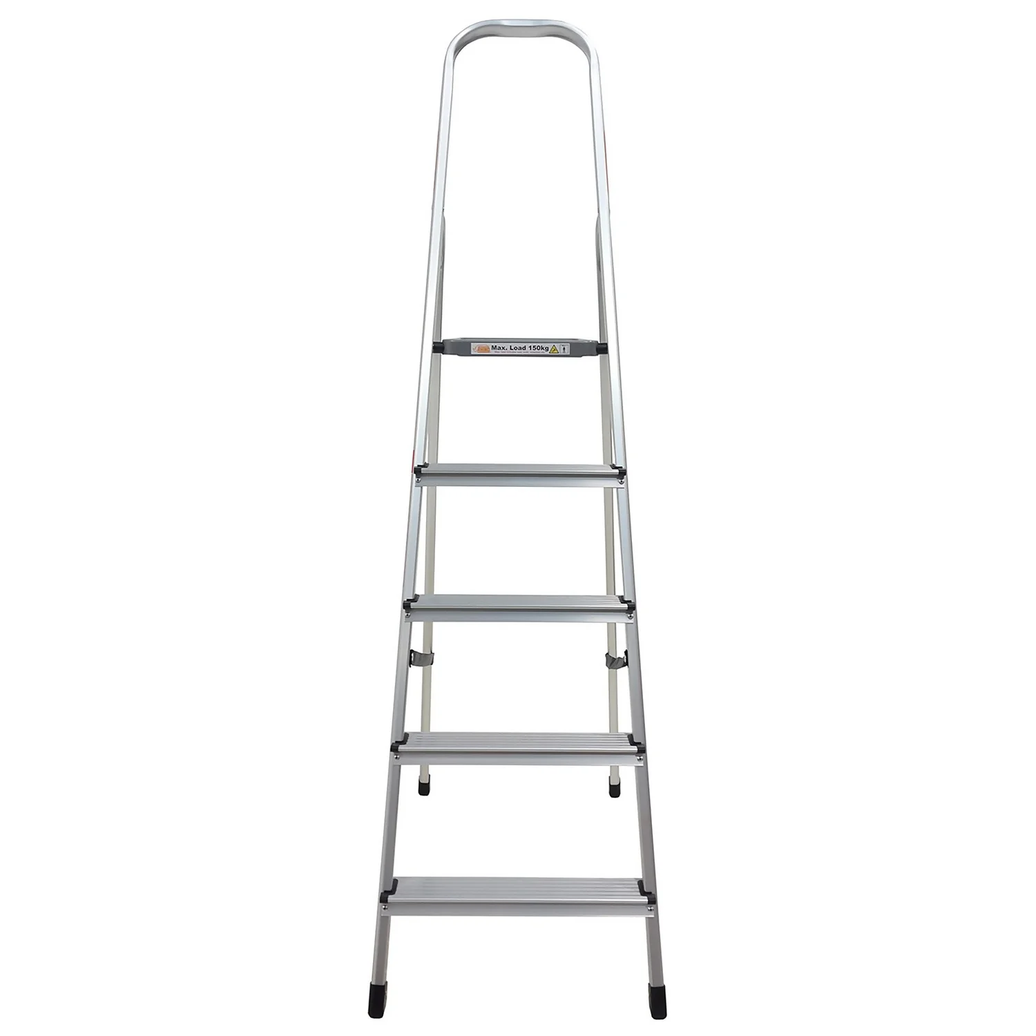 Rhino Lightweight Aluminium Step Ladder - 5 Tread 5 Rhino Lightweight Aluminium Step Ladder - 5 Tread - Image 3